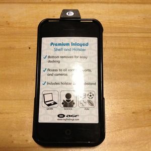 iPhone 4 or 4s  hard shell case holder/kickstand