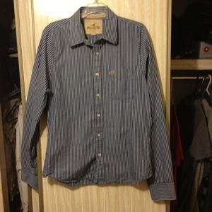 Hollister button up shirt.