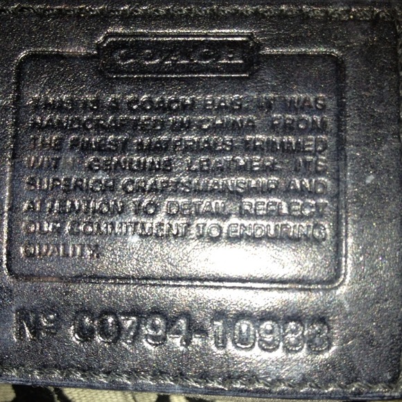 Coach shoulder bag black and grey - Picture 2 of 4