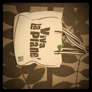 Large White Canvas Tote