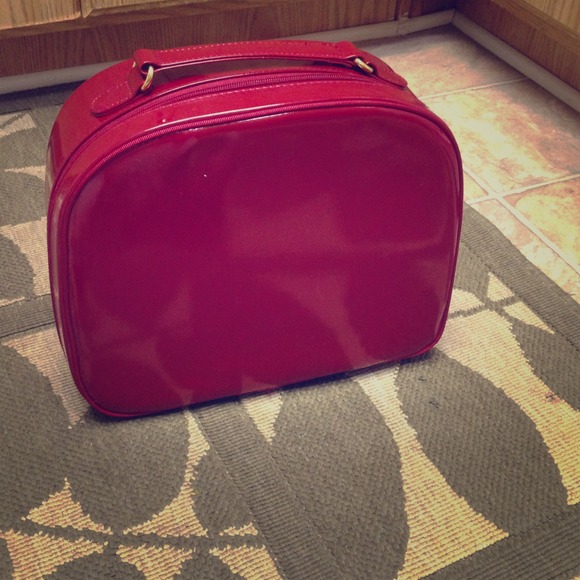 Red Estée Lauder Make up Bag