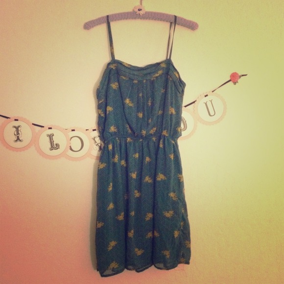 Blue & Gold Summer Dress