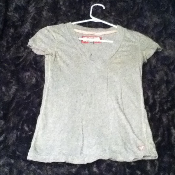 Grey American eagle short sleeve shirt