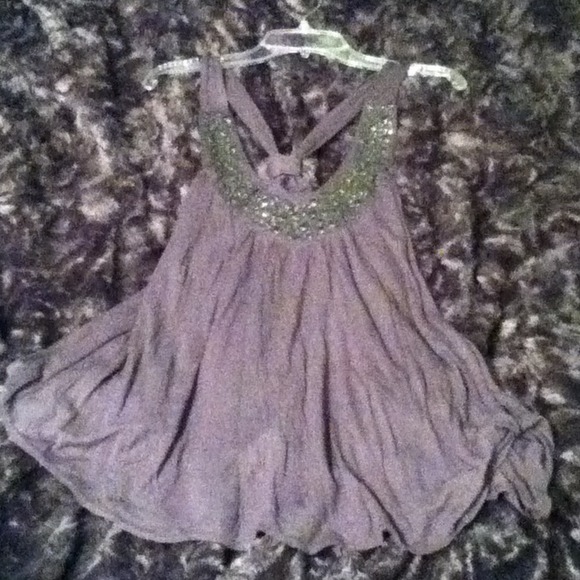 Sequin tank top
