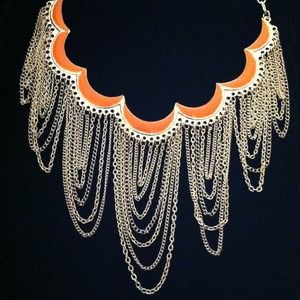 Sexy gold and orange statement set