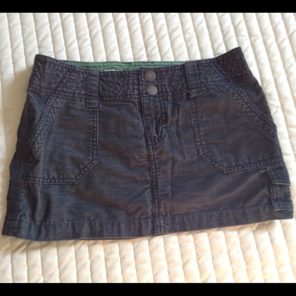 **SOLD*Mossimo Corduroy Blue Skirt
