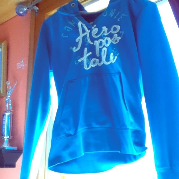Turquoise Aeropostale sweatshirt