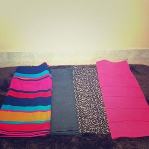 ❌RESERVED❌bundle of 4 pencil shirts✨