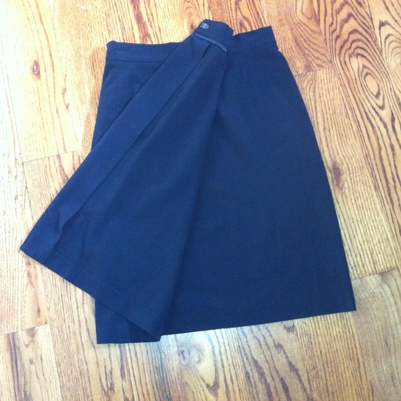 *SOLD* Black wrap skirt.