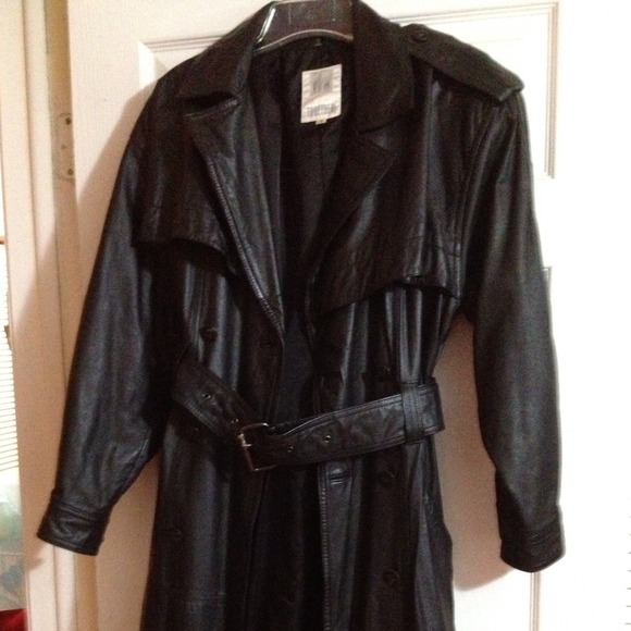 REDUCED! Women's Genuine Leather Trench Coat