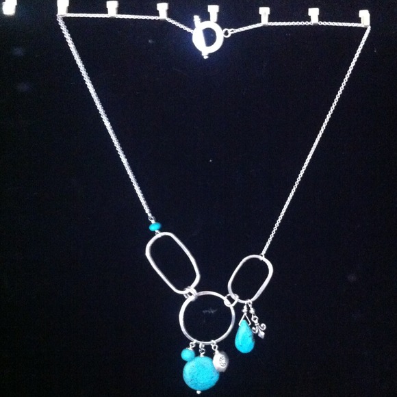 ❌❌REDUCED❌❌Authentic SS & turquoise necklace - Picture 2 of 2