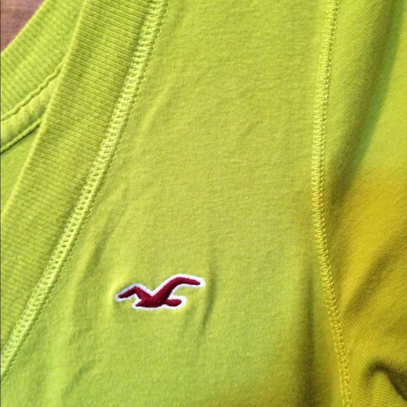 Hollister 3/4 length sleeve V-neck long t shirt