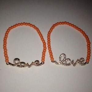 *No Longer Available* Love" charm bracelet