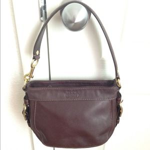 🎀SOLD🎀REDUCED PRICE COACH $40 Brown leather bag
