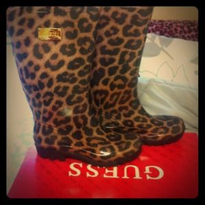 guess rain boots on sale