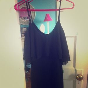 Black slim fit dress