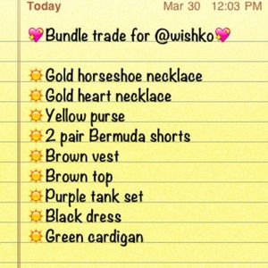 Bundle trade