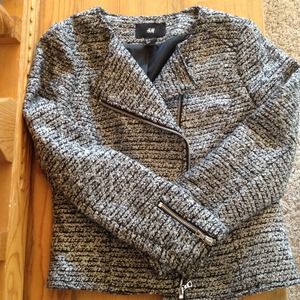 H&M Tweed Moto Jacket