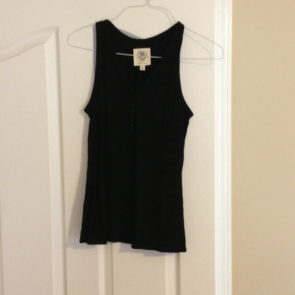 Merona black tank top