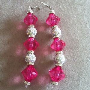 Handmade Swarovski beads earrings