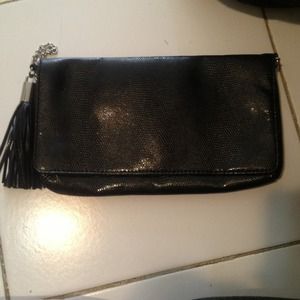 H&M black crossbody/clutch.