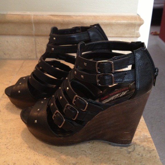 Shoes - Black studded sandals