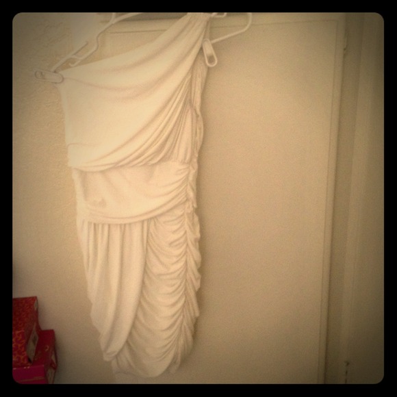 White cocktail dress