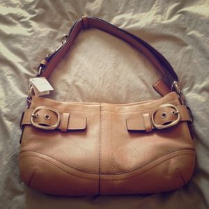 Coach purse-Tan Leather