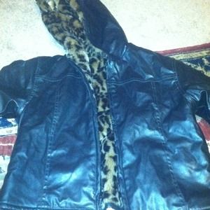 Kids leather jacket