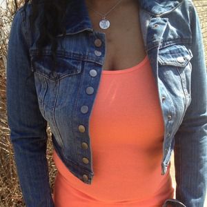 Cropped Denim Jacket