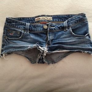 Hollister jean shorts