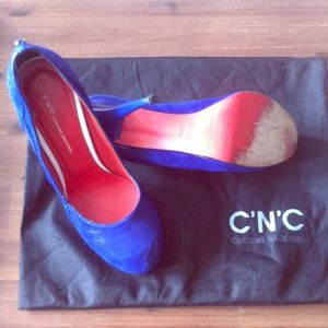 C'N'C Costume National Blue Pumps