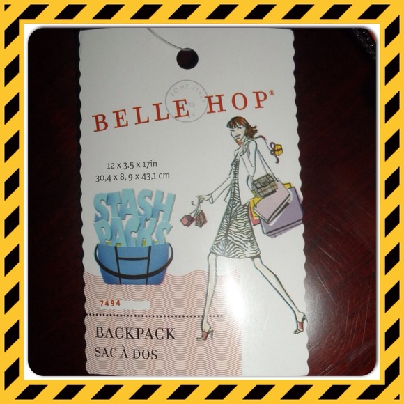 NWT💃Belle Hop Shopoholic Back Pack - Picture 3 of 4