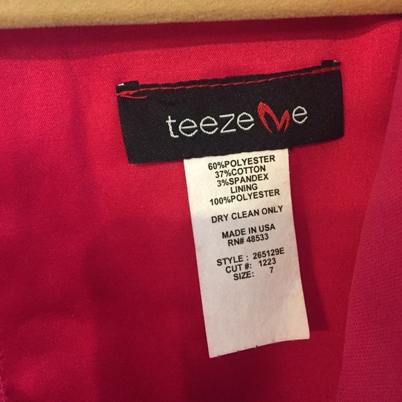 ✨ Elegant Pink/Red Semi-Formal Dress ✨ - Picture 5 of 5