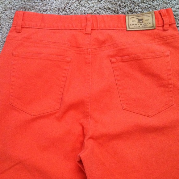 🌺SOLD🌺🌾tangerine Ralph Lauren jeans