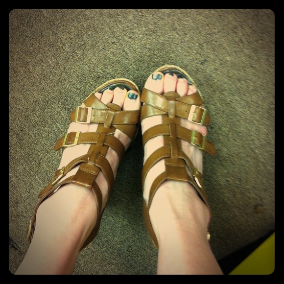 Aldo summer cork wedges