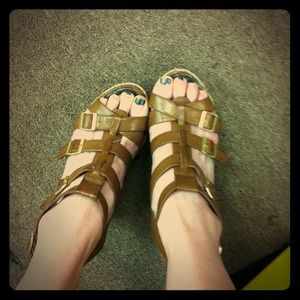 Aldo summer cork wedges