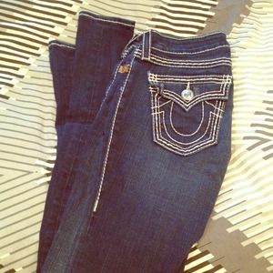 Size 27, True Religion Skinny Jeans.