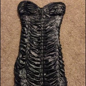 2D Bebe Tube Top Dress W/ Removable Straps