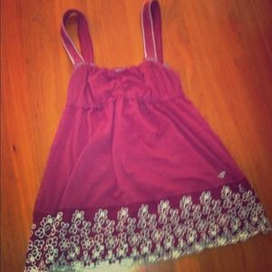 Traded!! Hollister maroon tank