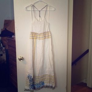 Free people mid calf length summer dress