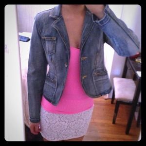Denim blazer