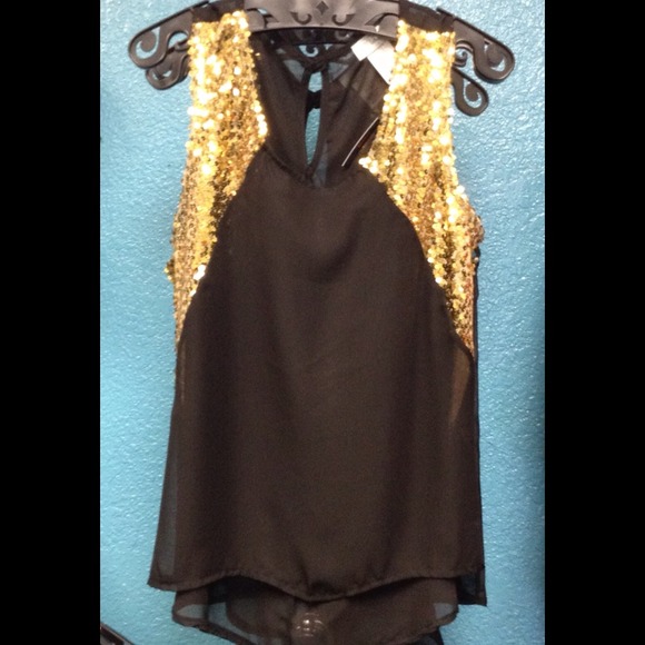 LAST ONE...Black sequins top SOLD SOLD SOLD