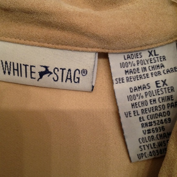 White Stag suede like button up shirt - Picture 2 of 3