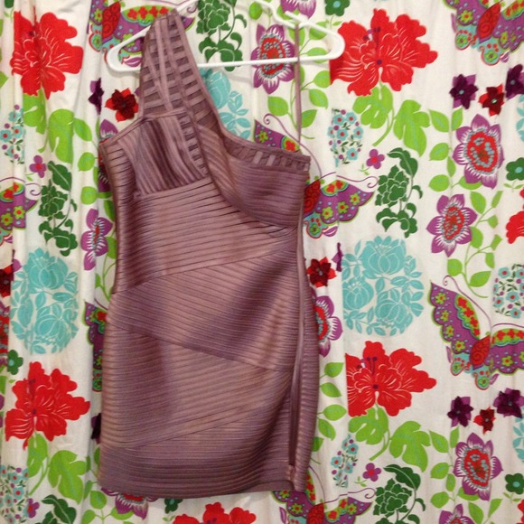 SOLD!! Party dress; asymmetrical; BCBG; lavender