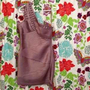 SOLD!! Party dress; asymmetrical; BCBG; lavender