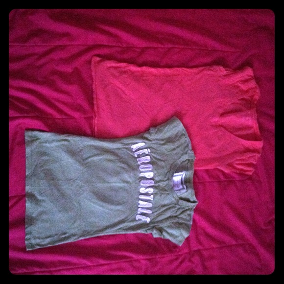 2 Aeropostale shirts.
