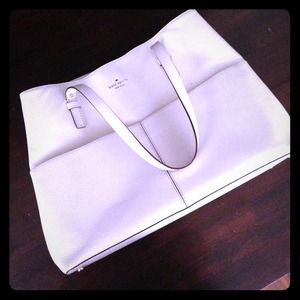 Cream Kate Spade bag