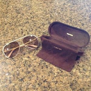 ✳SOLD✳AUTHENTIC Tom Ford Aviators womens ~ used