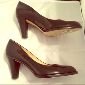 Cole Haan black patent heels sz 9